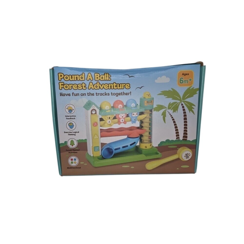 Pound A Ball Forest Adventure Interactive Toddler Toy XQS6015A Ages 6m+ New
